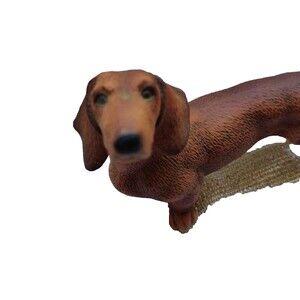Andrea by Sadek Brown 7" #7733 Dachshund Dog Figuirne